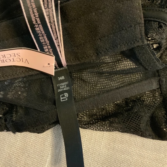 Victoria Secret BLING Very Sexy Bombshell Add-2-Cups Push-Up Corset Bra 34B NWT - Picture 10 of 16